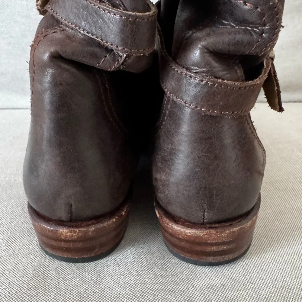Frye Brown Dorado Knee High Riding Boots